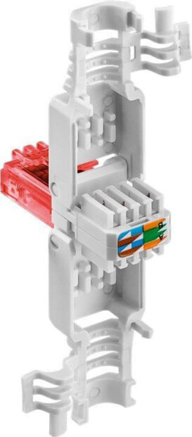 embase rj45 categorie 6 utp auto assemblee blanc fermee
