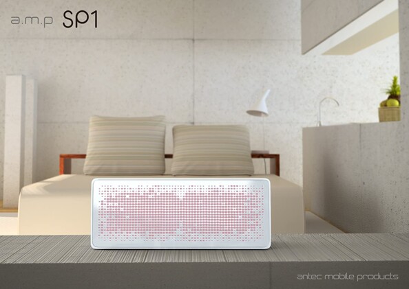 Enceinte avec bluetooth Antec AMP SP1 - Blanc