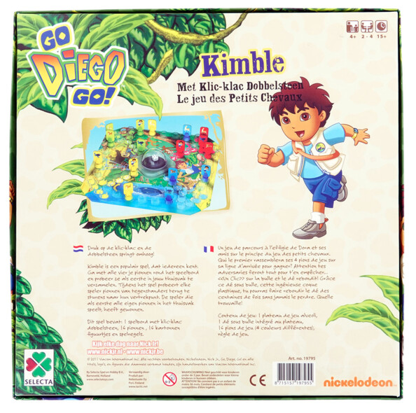 jeu de société petits chevaux t'en fais pas kimble go diego go pour enfants