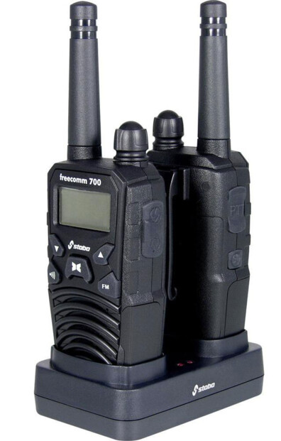Kit 2 Talkies-Walkies Stabo ''Freecomm 700'' + accessoires