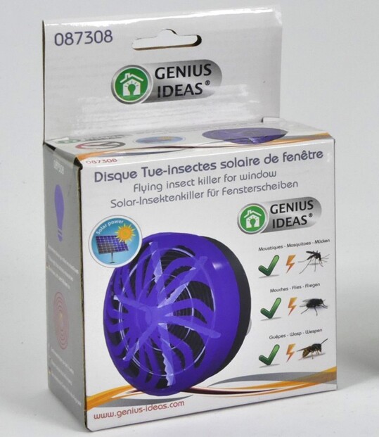 Piège à insectes solaire Genius Ideas packaging