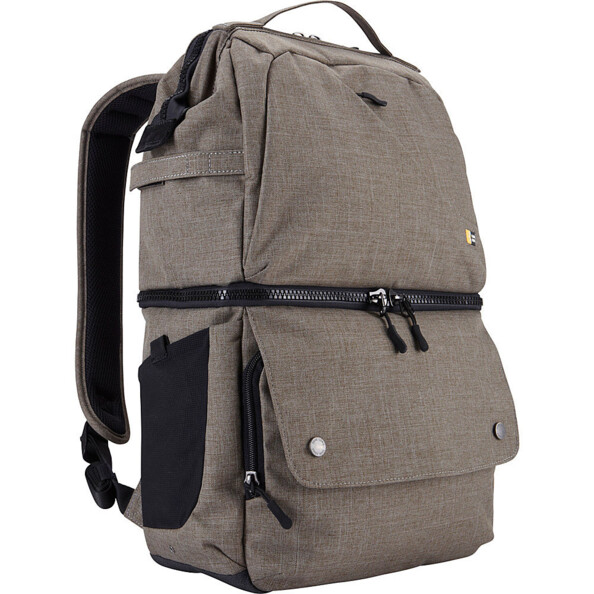 sac a dos pour appareil photo et accessoires photographie case logic FLXB 102 taupe