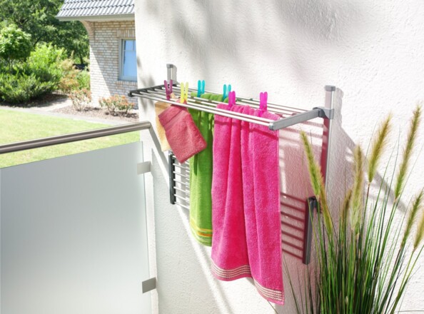 séchoir double etage avec fixation murale v808 ruco