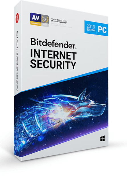 Bitdefender 2019 Internet Security - 1 an & 1 PC