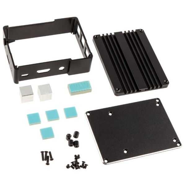 Boîtier aluminium pour Raspberry Pi et Asus Tinker Board