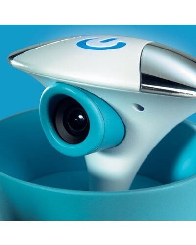 Webcam Boynq Alibi avec micro et enceinte intégrée - bleu