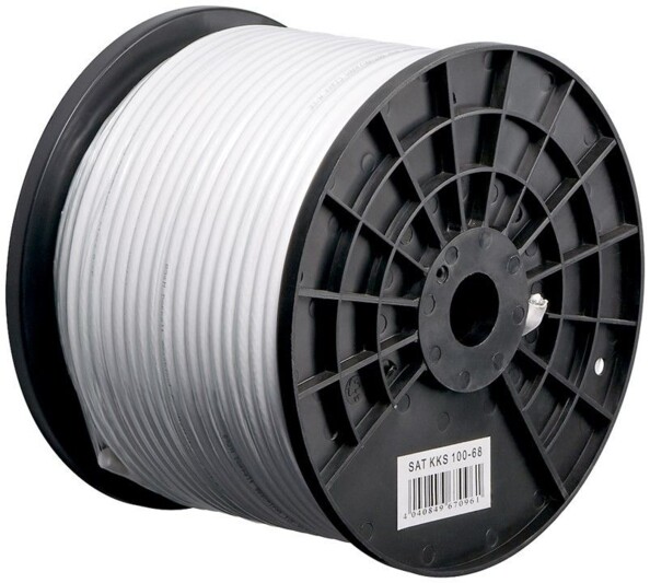 Câble coaxial 7mm 100 dB blindage CCS - au mètre