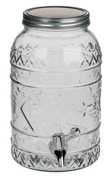 Carafe distributeur en verre 3,5 L - Tiki