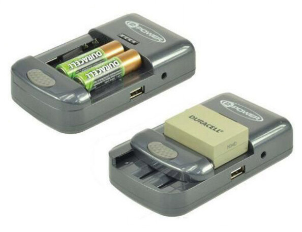 chargeur de piles accu aa et aaa avec fiche 230v et 12v et chargeur de batterie appareil photo avec sortie usb 1a