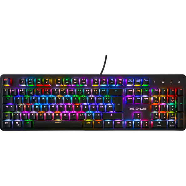 Clavier mécanique red switch personnalisable RVB Keyz Rubidium