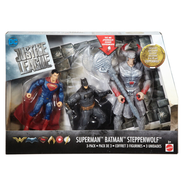Coffret 3 figurines DC Justice League (2017)