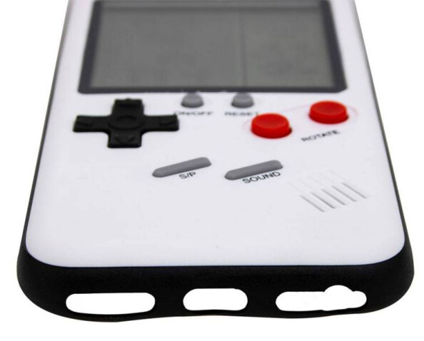 Coque pour iPhone 6 / 7 / 8 / SE 2020 avec mini console rétro