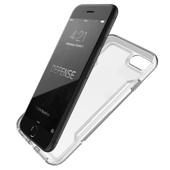 Coque renforcée pour iPhone 7 / 8 / SE 2020 : Defense Clear - Transparent