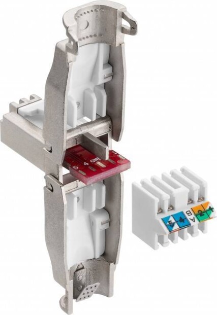 Embase RJ45 Cat. 6A STP auto-assemblée