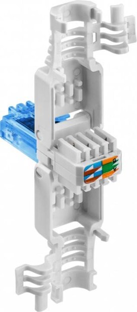 embase rj45 a clipser sans outil pour cable reseau categorie 6 blindage utp stp goobay