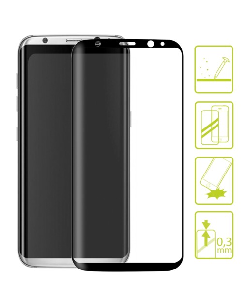 Façade de protection en verre trempé 9H pour Samsung Note 8