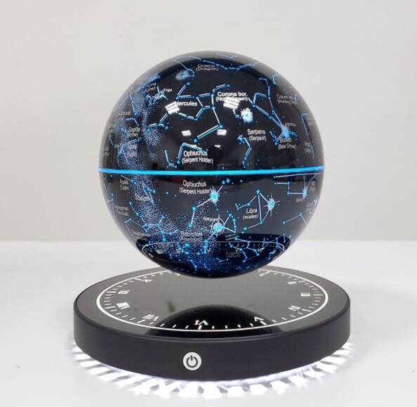 Globe à lévitation magnétique avec carte des constellations (Reconditionné)