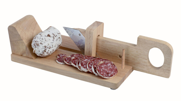 guillotine à saucisson pour tranches de saucisson ultra fines kitchen artist mec125