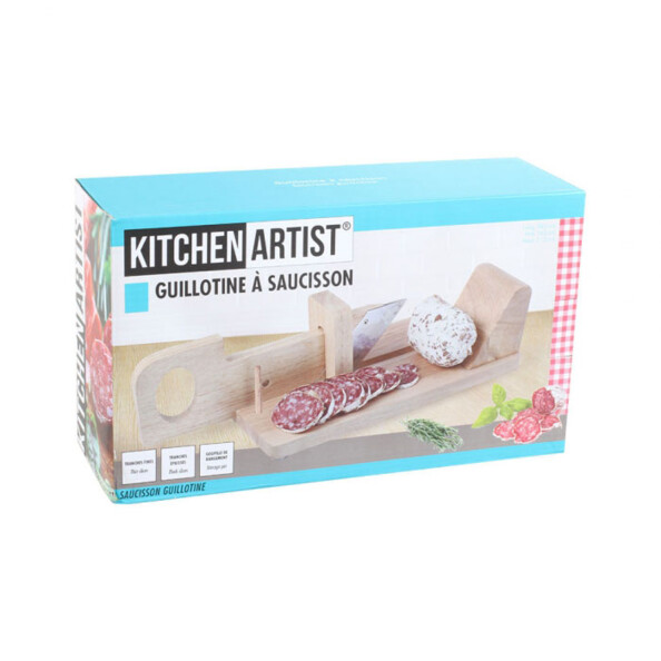 Guillotine à saucisson en bois