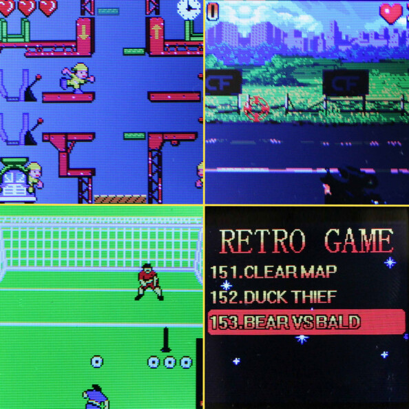 Mini console portable Rétro avec écran LCD 1,8''