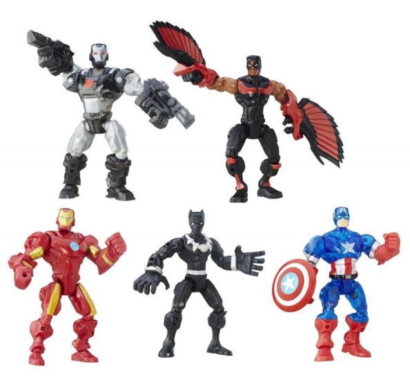 pack de figurines articulées marvel avengers infinity war Super hero marshers war machine falcon iron man black panther captain america