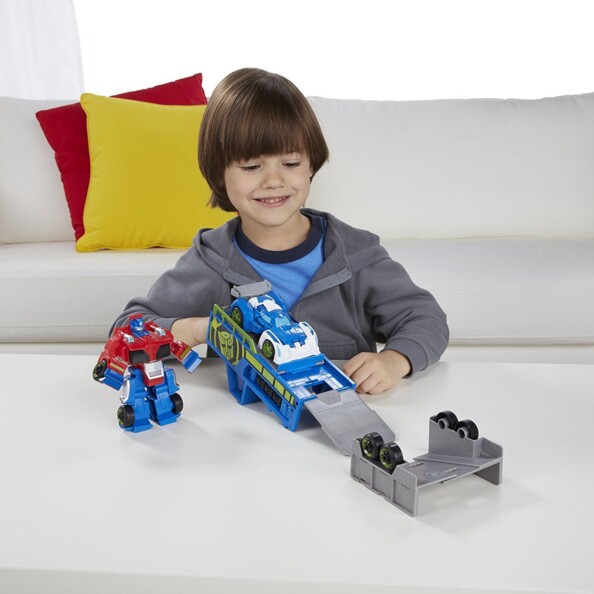 Pack 2 en 1 Transformers "Remorque de Course"