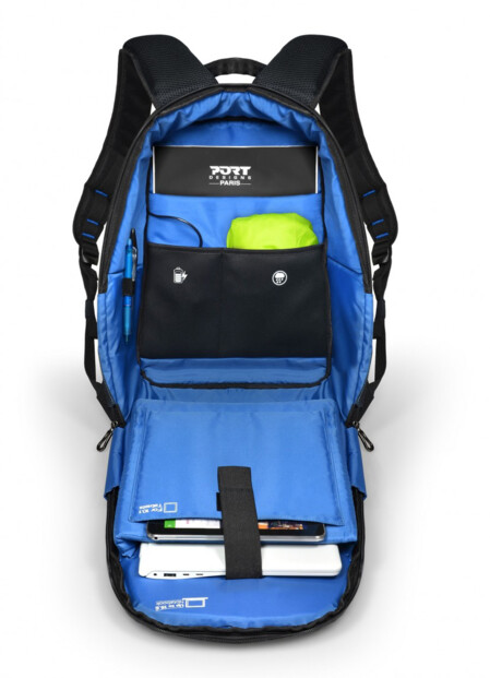 sac a dos PC et Macbook 15 pouces avec protections antivol et housse anti pluie port design chicago evo