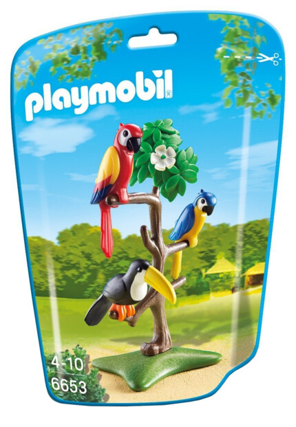 2 perroquets et 1 toucan n°6653 Playmobil