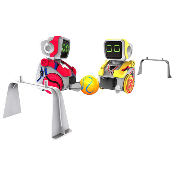 Deux robots Silverlit Kickabot.
