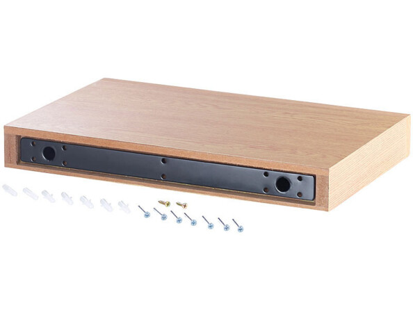 4 étagères murales avec tiroir secret