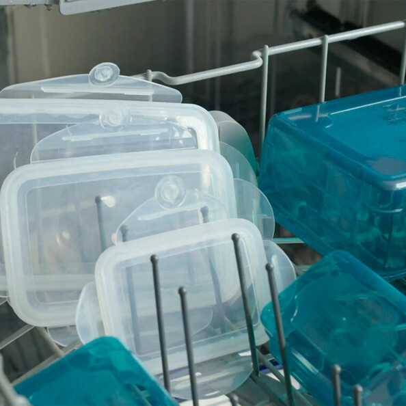 Boîte de conservation Clever Box lavables au lave-vaiselle.