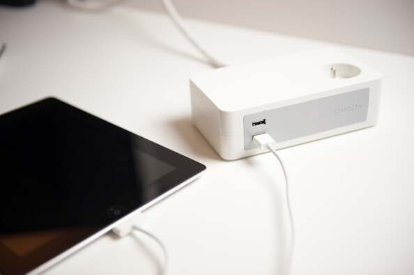 Bloc multiprise de bureau - 3 prise + 2 USB