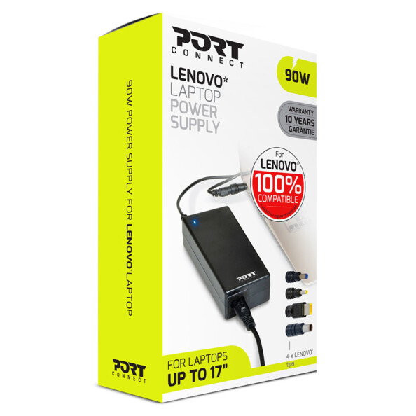 Adaptateur secteur universel pour ordinateur portable Lenovo - 90 W (Reconditionné)