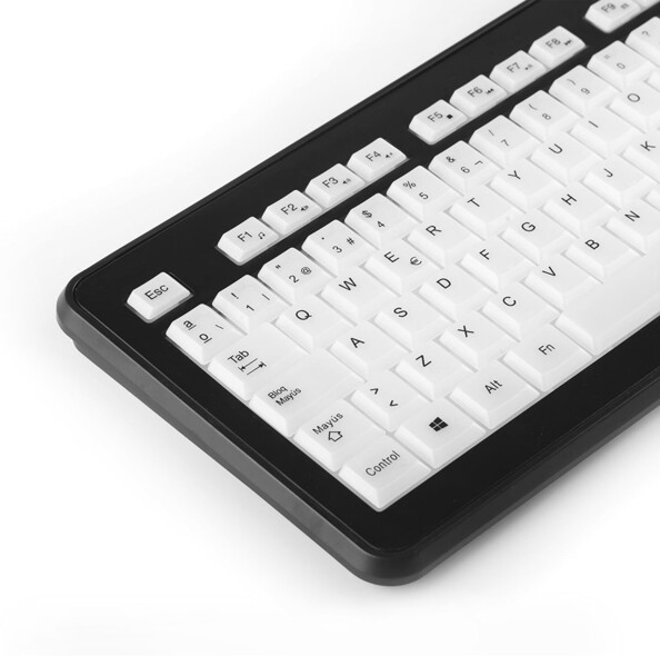 Clavier USB avec rétroéclairage LED bleu BlueLagoon