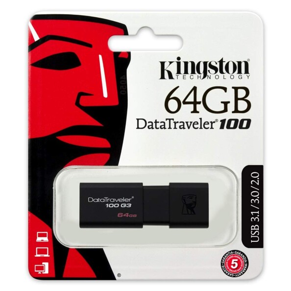 Clé USB 3.0 DataTraveler 100 G3 - 64 Go