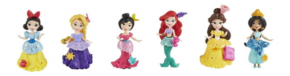 Coffret mini royaume avec 11 princesses Disney