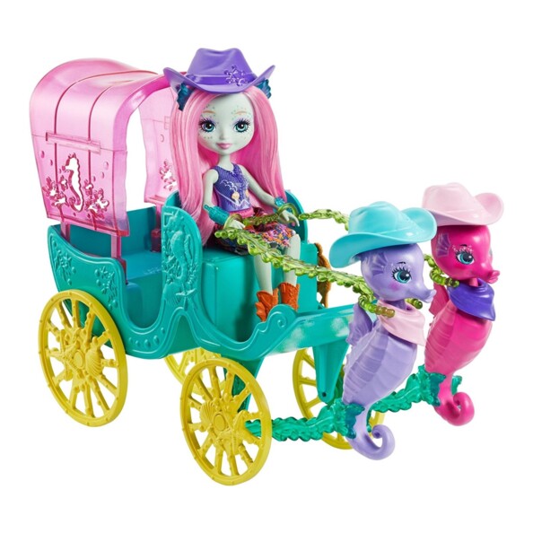 La calèche Enchantimals des hippocampes.