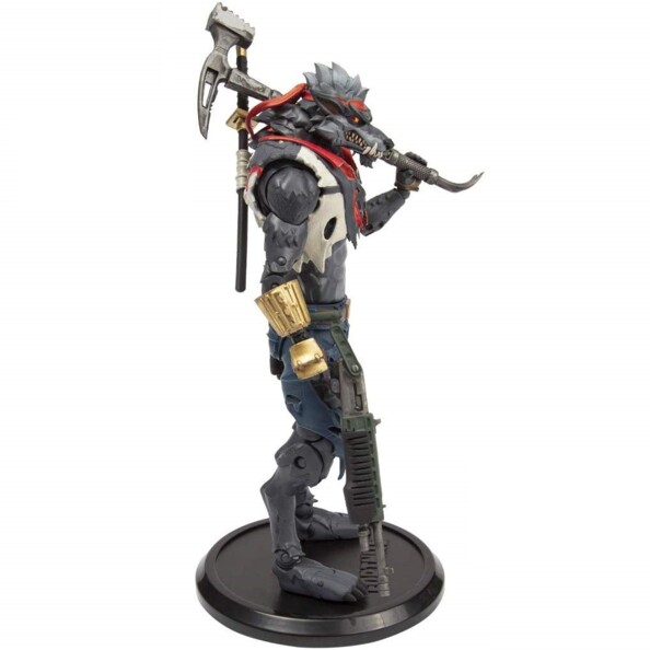 Figurine Fortnite de Dire vue du profil droit.