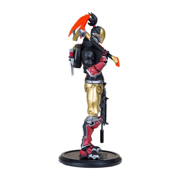 Figurine Fortnite de Red Strike vue du profil droit.