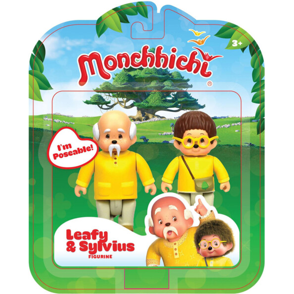 Figurines Feuillu & Sylvus de La tribu des Monchhichi.