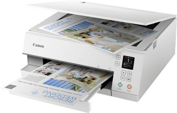 Imprimante Canon Pixma TS6351 avec impression, scanner et copieur.
