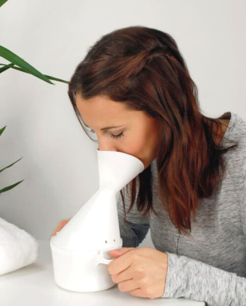 Inhalateur Hydas mis en situation.