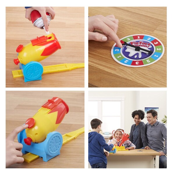 Partie de jeu Pie Face Canon.