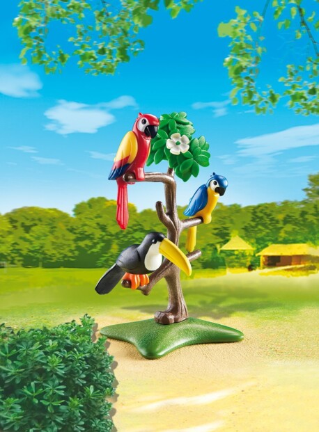 2 perroquets et 1 toucan n°6653 Playmobil