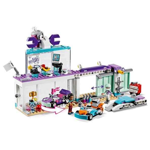 L'Atelier de customisation de kart LEGO Friends 41351.