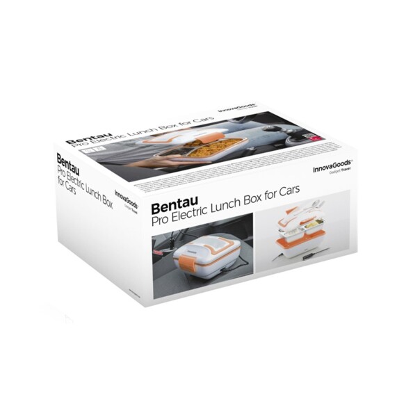 Packaging de la lunch box chauffante en inox de InnovaGoods.