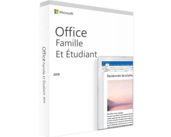 Microsoft Office 2019 Famille et Étudiant