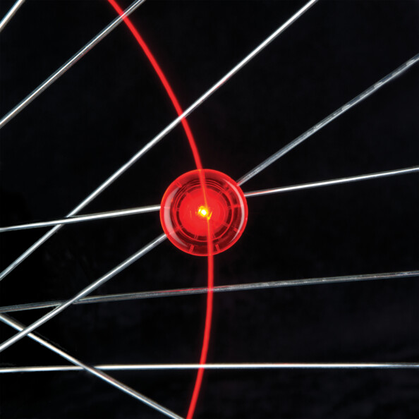 Mini balises LED rouge pour rayon de vélo Se'Em (x2)