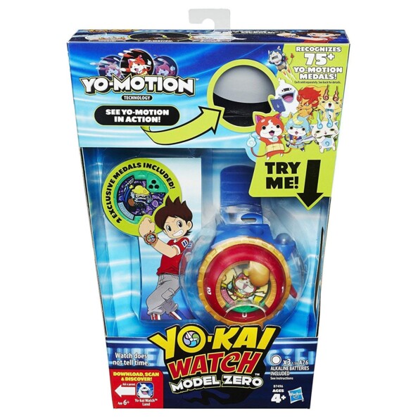 Montre parlante et lumineuse Yo-Kai Watch packaging
