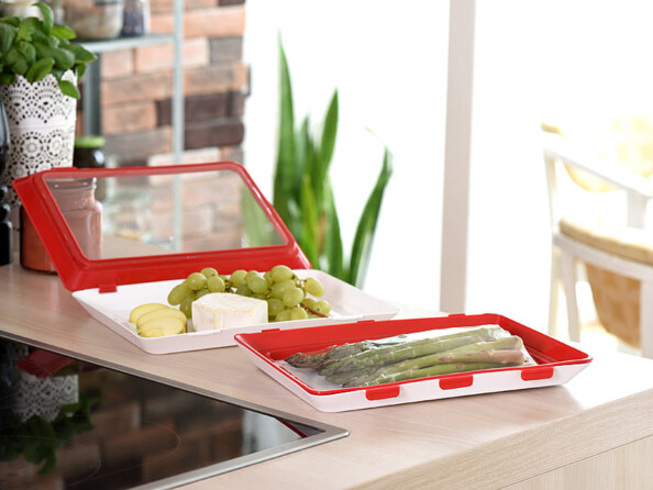 Pack de 2 plateaux de conservation Clever Tray